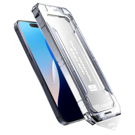 2x Tempered Glass for iPhone 16 Pro, ERBORD Easy App Full Screen Protector