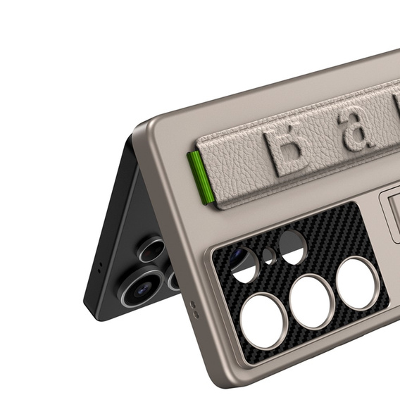 Case for Samsung Galaxy S25 Ultra, GKK Leather, black