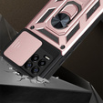 Case for Realme 8 / 8 Pro, CamShield Slide, pink rose gold