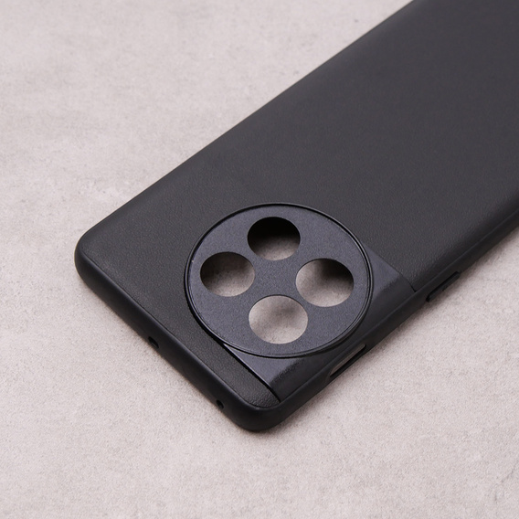 Leather case for OnePlus 11 5G, leather hybrid, black
