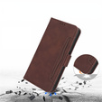 Flip case for Samsung Galaxy M35, Card Slot, brown