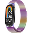 Milanese Bracelet Strap with Case for Xiaomi Smart Band 10 / 9 / 8, multicolored