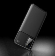 Case for Samsung Galaxy A03s, Carbon Gel, black
