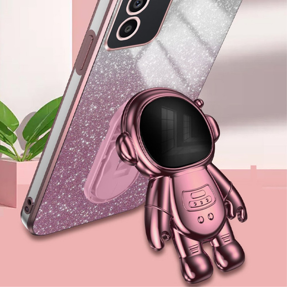 Case for Samsung Galaxy A15 4G / 5G, Glitter Astronaut, pink