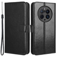 Flip case for Huawei Mate 50 Pro 4G, Crazy Horse Wallet, black