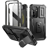 Armored case for Samsung Galaxy S24 Plus, Dexnor Full Body (Two Frames), black