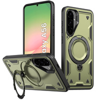 Case for Samsung Galaxy A56, Military MagSafe, green
