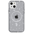Case for iPhone 14 Plus, Glittery, for MagSafe, black