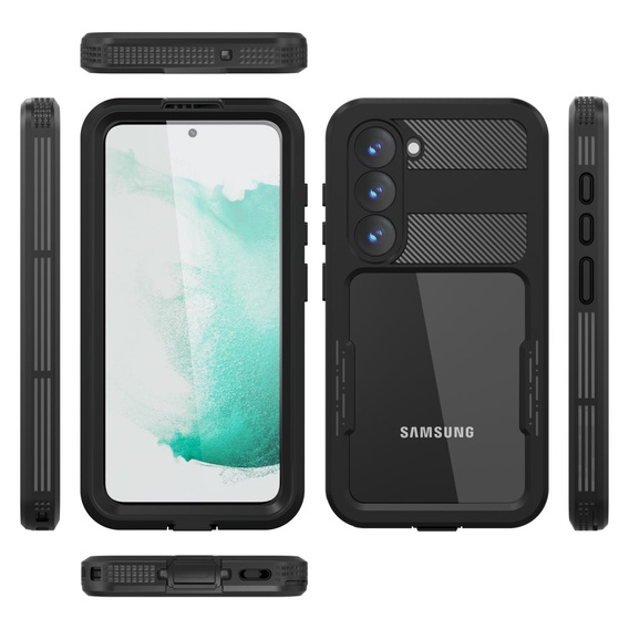 IP68 Waterproof Case for Samsung Galaxy S23, black
