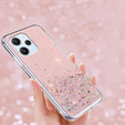 Case for Xiaomi Redmi 12, Glittery, pink