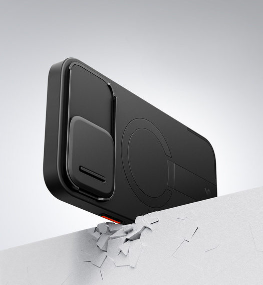 Case for iPhone 12 / 12 Pro, Suritch Shockproof, for MagSafe, black