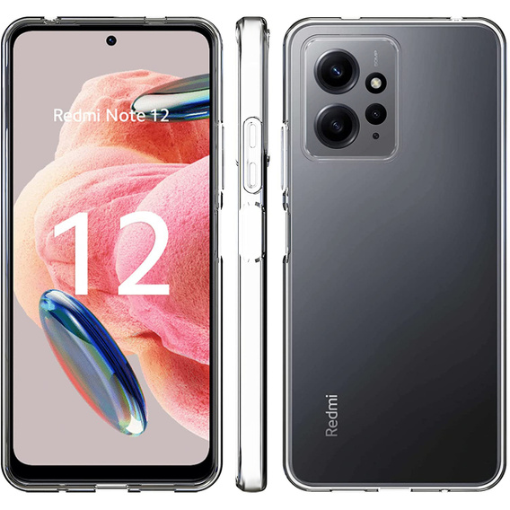 Thin Case for Xiaomi Redmi Note 12 4G, Slim, transparent