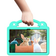 Children's case for Samsung Galaxy Tab S6 Lite 10.4 2020/2022 / Tab A7 2020 T500 / T505 / Tab S6 T860/T865, Cute Patterns, with stand, green