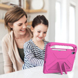 Children's case for iPad 11" 2025 A16 (11 gen.) / iPad 10.9" 2022 (10 gen.), with handle, pink