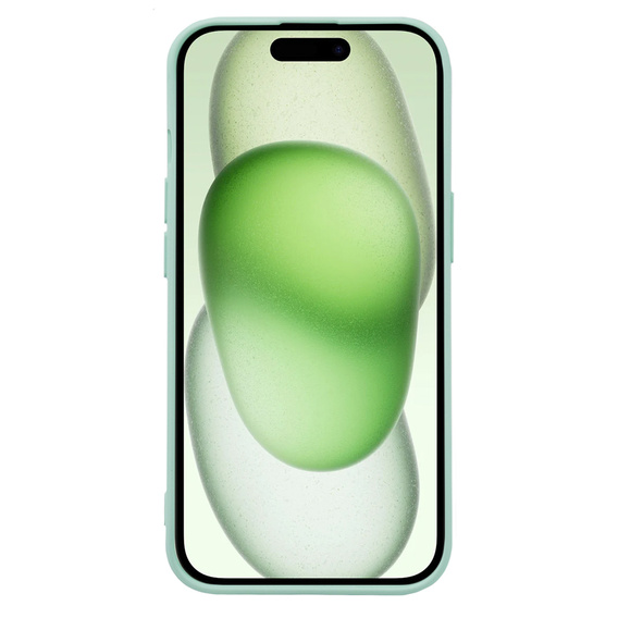 Case for iPhone 15 Plus, Silicone Lite, mint