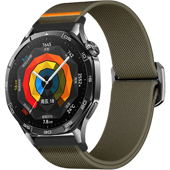 Nylon strap for Samsung Galaxy Watch Active 22mm, Black