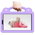 Children's case for Samsung Galaxy Tab A7 Lite 8.7 T220/T225, Cute Patterns, with stand, purple