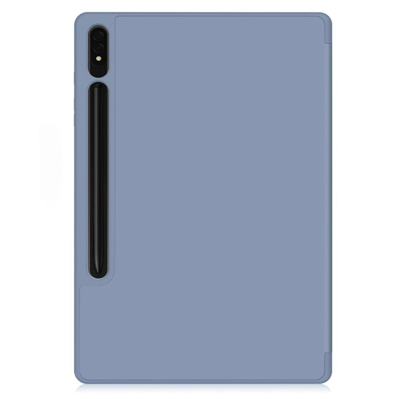 Case for Samsung Galaxy Tab S10+ Plus, Smartcase with stylus space, purple