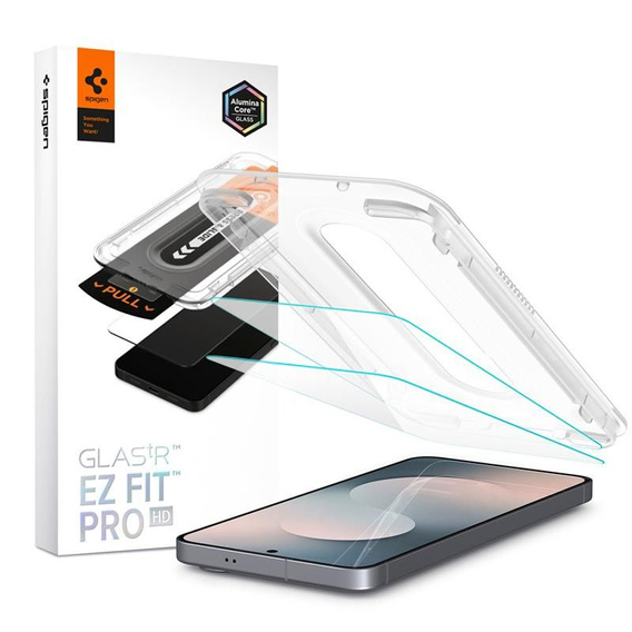 Spigen Glas.tR EZ Fit Pro HD 2-Pack Tempered Glass for Samsung Galaxy S25 FE