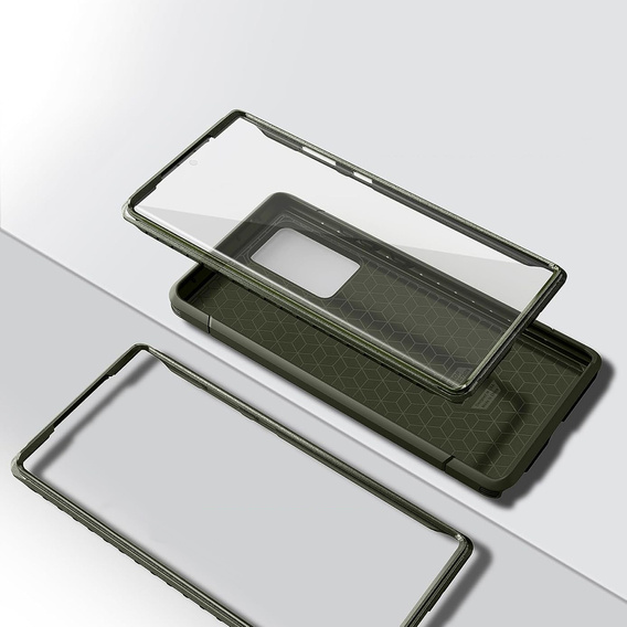 Case for Samsung Galaxy Note 20 Ultra, Suritch Basic (Two Frames), green