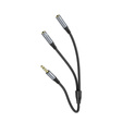 Hoco UPA21 2-in-1 AUX audio cable – 3.5 mm jack splitter