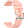 22mm Silicone strap with buckle for Huawei Watch GT / Watch GT2 - White