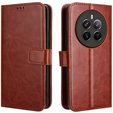 Flip case for Realme 12 Pro 5G / 12 Pro+ 5G, Crazy Horse Wallet, brown