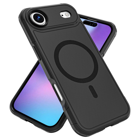 MagForce case for iPhone Air, for MagSafe, armoured, black