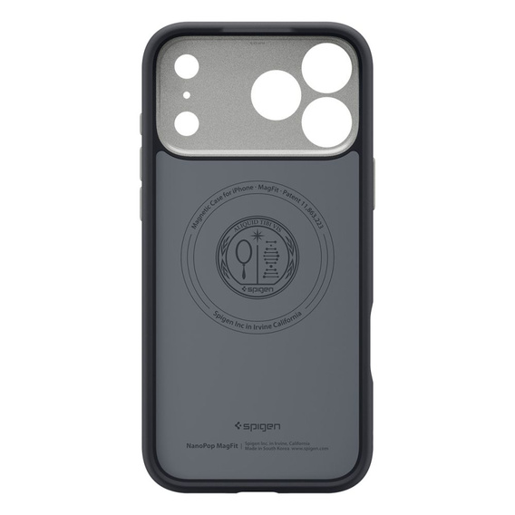 Spigen Case for iPhone 17 Pro, Nano Pop Mag MagSafe, Black Sesame
