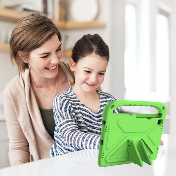 Children's Case for Lenovo Tab M10 Plus 10.6 Gen 3 TB-125F TB-128F, Children's Case with Holder, green