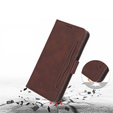 Flip case for Samsung Galaxy Z Fold 5 5G, Card Slot, brown