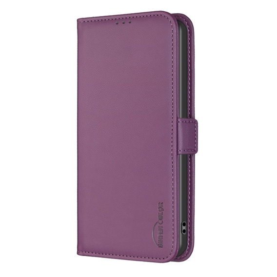 Flip case for Xiaomi Redmi Note 13 5G, BINFEN Wallet, dark purple