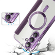 Flip case for Samsung Galaxy A56, RFID Wallet MagSafe CamShield, purple