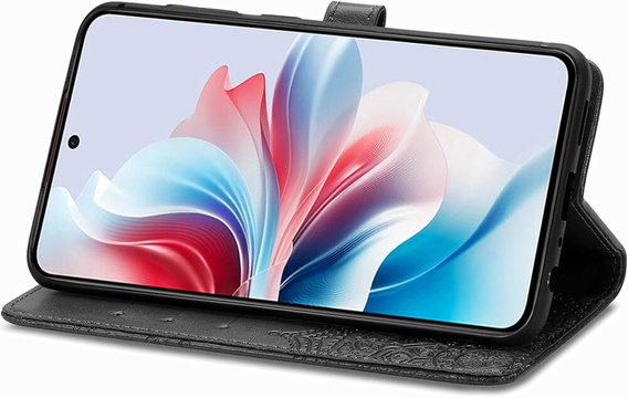 Flip case for Oppo Reno 11F 5G, Mandala, black