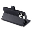 Flip case for iPhone 14 Pro Max, Wallet Zipper Pocket, black