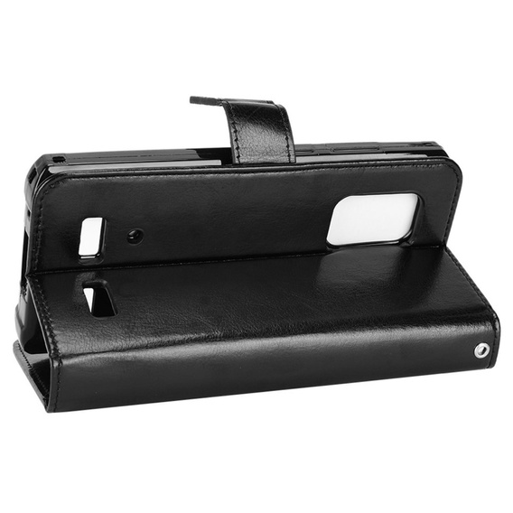 Flip case for Ulefone Armor X10 / X10 Pro, Crazy Horse Wallet, black