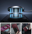 Armored case for iPhone 16, Dexnor CamProtect MagSafe, maroon