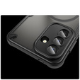Armoured case for Samsung Galaxy A57 5G, for MagSafe, matte, black