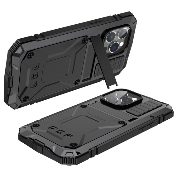 Case for iPhone 14 Pro, R-JUST, armoured, black