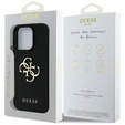 GUESS Grained Big 4G and Classic Logo case for iPhone 16 Pro