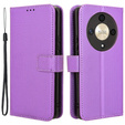 Flip case for Honor Magic 6 Lite 5G, Wallet Smart Magnet, purple