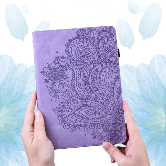 Flap case for Xiaomi Redmi Pad SE 11", flower, purple