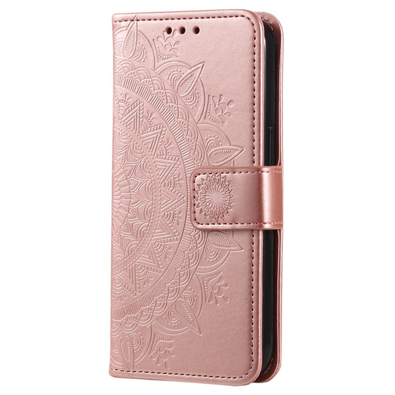 Flip case for Xiaomi Redmi Note 12 4G, Mandala, pink rose gold