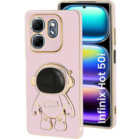 Case for Infinix Hot 50i 4G, Astronaut, pink