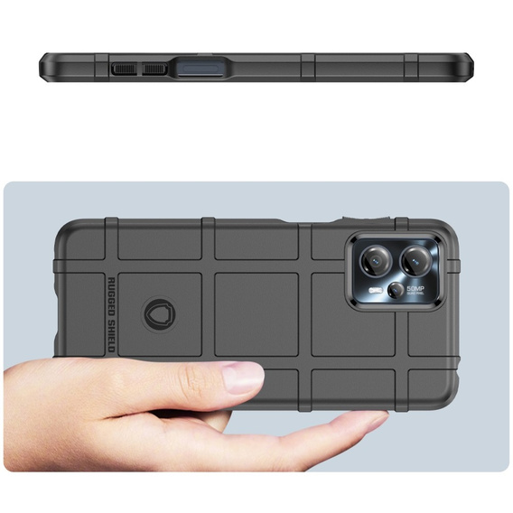 Case for Motorola Moto G13 / G23, Rugged Shield, black