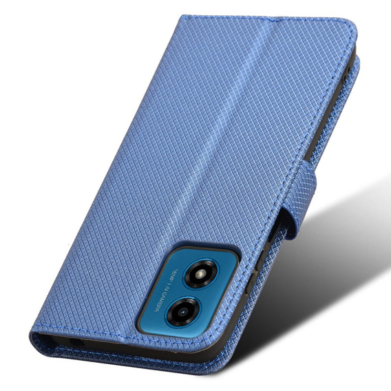 Flip case for Motorola Moto G24 / G24 Power / G04, Wallet Smart Magnet, blue