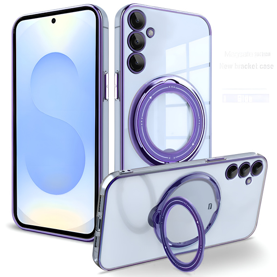 Magnetic Case for Samsung Galaxy S25, for MagSafe, purple