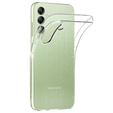 Case for Samsung Galaxy A15 5G, Silicone Brocade, clear + 9H Glass