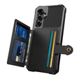 Case for Samsung Galaxy A54 5G, Card Holder Kickstand, black