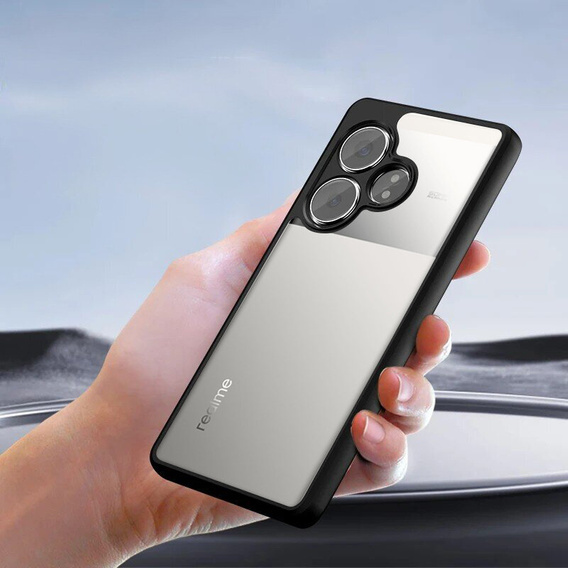 Case for Realme GT 6 / 6T, Fusion Hybrid, transparent